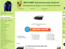 Tablet Screenshot of biocomp.hu